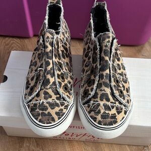 Blowfish Tan Leopard Women's Sneakers